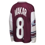 Outerstuff Dětské tričko Cale Makar #8 Colorado Avalanche NHL Player Polyester Top Velikost: Dětské M (136 – 152)
