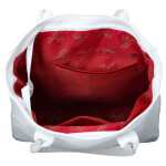 Stylová koženková kabelka na rameno LB Larysa, bílá