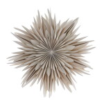 Watt & Veke Závěsná svítící hvězda Maja Greige 50 cm, béžová barva, papír