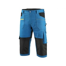 Canis CXS Kalhoty 3/4 Stretch pánské středně modré-černé