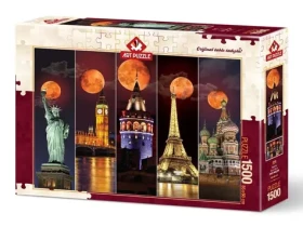 ART PUZZLE 4548 Puzzle Rudý měsíc