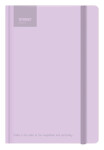 Blok A5, 100l, 80g, linkovaný - Pastel Violet s gumou