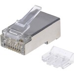 Intellinet 502344 Intellilnet 100ks Cat6 modulární zástrčky RJ45 UTP, 2-bodový žíla kontakty pro dráty 100 adaptér pro Beche 502344 krimpovací kontakt Počet