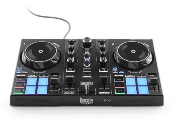 Hercules DJControl Inpulse 200 MK3 / Mixážní pult / 2 decky / Stems / USB-C / Serato DJ Lite, DJUCED (4781119)