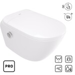 DEANTE - Silia nástěnná inteligentní WC mísa, s automatickým sedátkem - pro CSID6ZPW