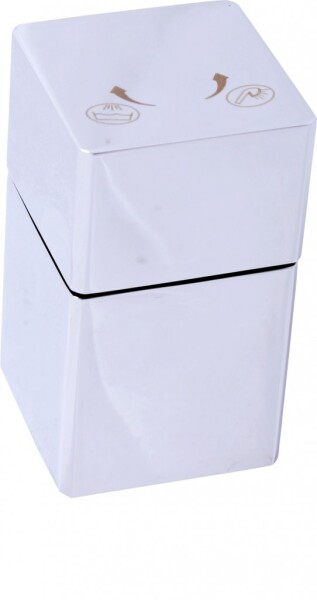 RAV Slezák - Přepínač velký - keramický, hranatý, Chrom MD0449 MD0449