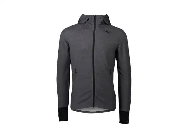 POC Merino Zip Hood pánská mikina Sylvanite Grey Melange vel. XS