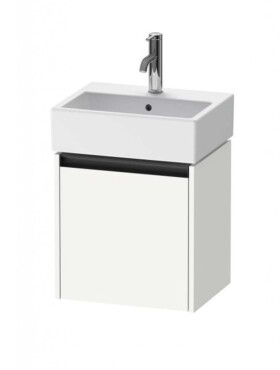 DURAVIT - Ketho.2 Umyvadlová skříňka 44x43x34 cm, 1 dvířka, panty vpravo, matná bílá K25070R18180000