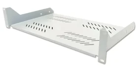 XtendLan šedá / Police / 280 mm / univerzál / 2U / 45 kg nosnost (CPOLIC2U28-G)
