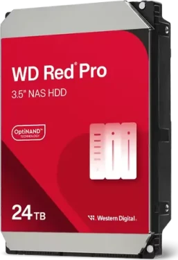 WD Red Pro WD241KFGX 24TB / HDD / 3.5" SATA III / 7 200 rpm / 512MB cache / 5y / pro NAS