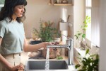 HANSGROHE - Zesis M33 Dřezová baterie s výsuvnou sprškou, sBox, chrom 74823000