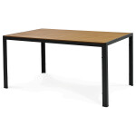 Zahradní stůl 150x90cm, kov, polywood, šedá, AZT-L1303 GREY