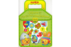 Kufřík Zábava třpytivými samolepkami