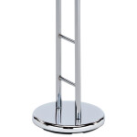 Němý sluha, výška 104 cm, kovová konstrukce, lesklý chrom, nosnost 5 kg