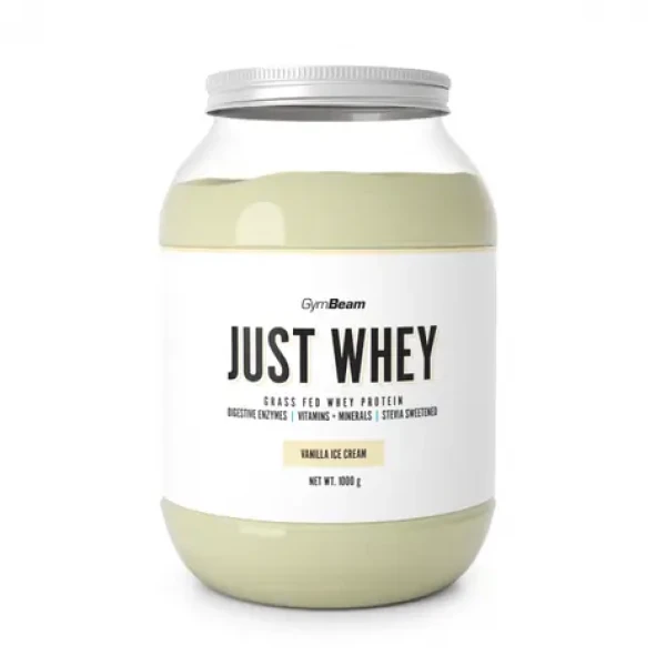 Just Whey Grass-Fed Protein – GymBeam (vanilková zmrzlina, 1000 g) (28324-2-vanilla-ice-cream)