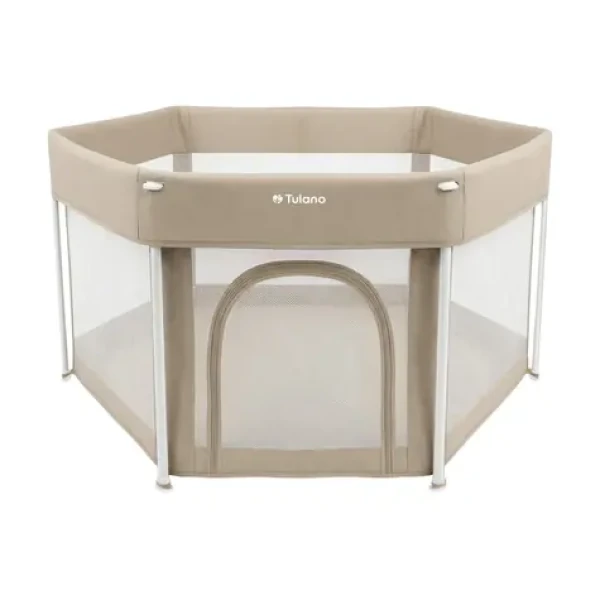 Tulano Cozy 30 Skládací dětská ohrádka 125 x 125 cm béžová (TN-COZY 30 BEIGE)