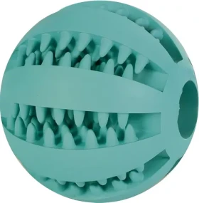 TRIXIE DENTAfun míč s mátou 5 cm / Hračka pro psa / přírodní kaučuk / dentální hygiena (TX-3259)