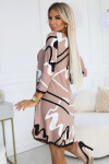 Dámské šaty 577-1 - NUMOCO béžová L/XL