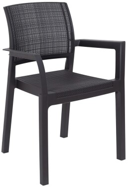 TOOMAX ALBA plastové křeslo - grafit