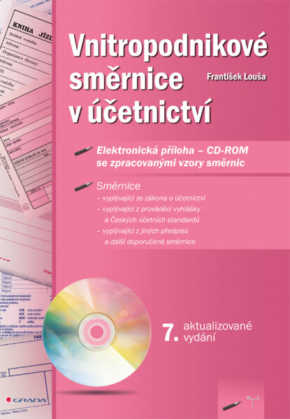 Vnitropodnikové směrnice účetnictví Louša František