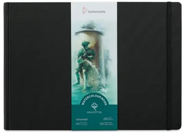 Hahnemühle Skicák Watercolour Book Landscape A4 na šířku/60 stran/250 g (10625355)