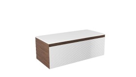 Koupelnová skříňka s krycí deskou Naturel Monza 99x30x45 cm ořech mat MONZA100WND MONZA100WND