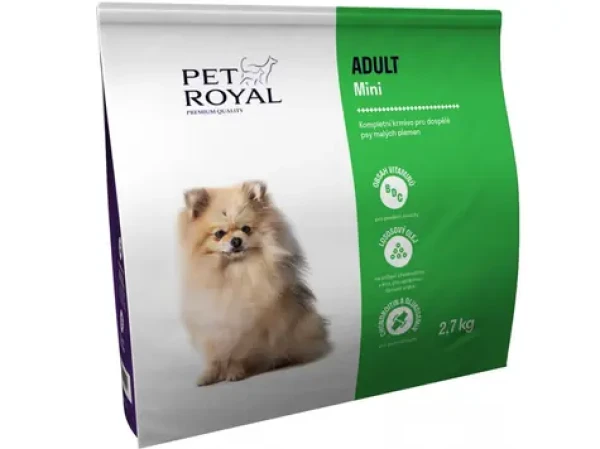 Pet Royal Adult Mini 2.7kg / Kompletní krmivo pro dospělé psy malých plemen (8592641025419)