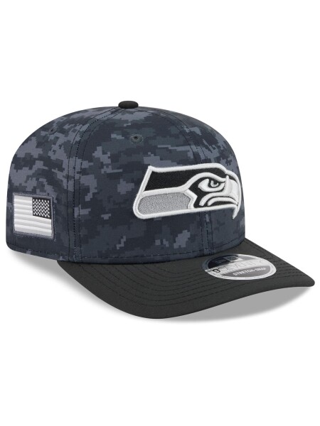 New Era Pánská kšiltovka Seattle Seahawks NFL 2026 Salute to Service 9SEVENTY Stretch-Snap