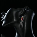 Vintage náušnice Swarovski Elements Carabella, Barevná/více barev