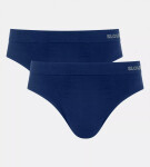 Pánské slipy GO Smooth Brief 2P - UNKNOWN - tm. modré 6722 - SLOGGI UNKNOWN L