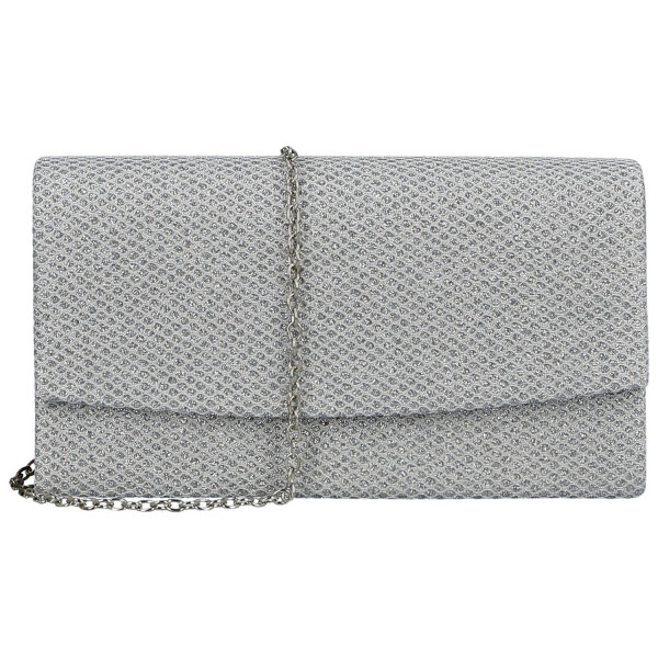 Trendy dámské psaníčko Michelle Moon Rija, stříbrné