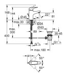 GROHE - Start Flow Umyvadlová baterie s výpustí, chrom 23809000