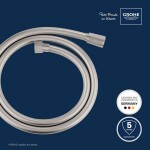 GROHE - Hadice Silverflex sprchová hadice 125 cm, supersteel 28362DC0