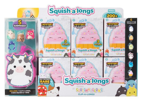 Squish-a-Longs Clip-a-Longs Mystery Mini-Squish
