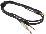 Bespeco ROCKIT Interlink Cable Jack 3,5 TRS - 2x Jack Mono 1,5 m