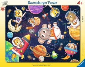 Ravensburger Zvířátka ve vesmíru dílků