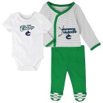 Outerstuff Dětské Body 3v1 Vancouver Canucks NHL 3 Piece Set Velikost: 6 – 9 měsíců