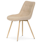 Jídelní židle, béžová, látka, CT-394 CRM2