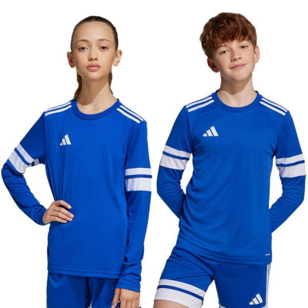 Dětské tričko adidas Squadra 25 s dlouhým rukávem modré JJ0046 140 cm