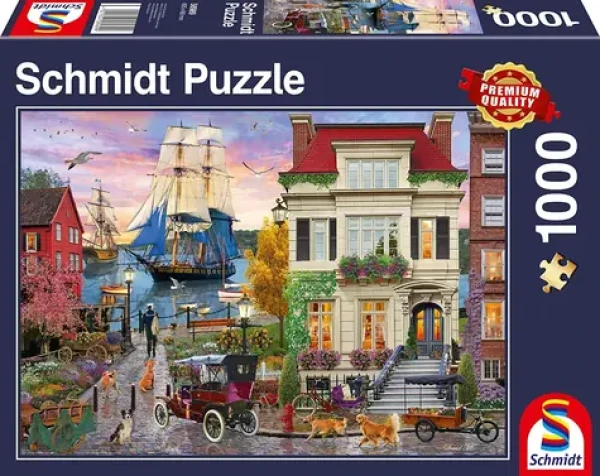 SCHMIDT Puzzle Loď v přístavu