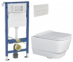 GEBERIT DuofixBasic s bílým tlačítkem DELTA51 + WC MYJOYS MY2 + SEDÁTKO 458.103.00.2 51BI MY2