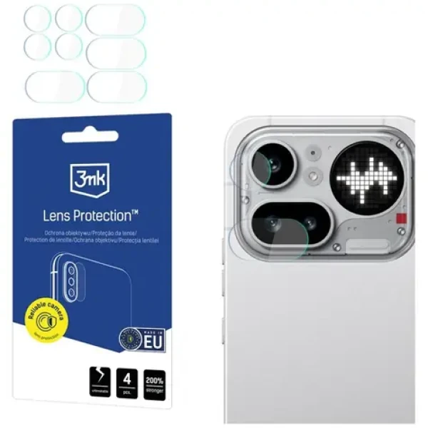 3mk Lens Protection pro Nothing Phone (4a) Pro / Sklo na fotoaparát / hybridní sklo / 6H / keramický povlak (5903108758970)