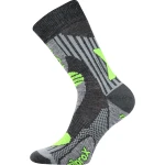 VOXX Ponožky zimní thermo z merino VISION se stříbrem TMAVĚ ŠEDÉ 35-38 110052