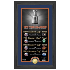 Obraz New York Islanders NHL Stanley Cup Legacy Bronze Coin