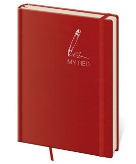 Zápisník My Red tečkovaný S