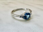 LUNICA Stříbrný prstýnek ORION BLUE Velikost prstenu: 9 (EU: 59-61) 0646_9
