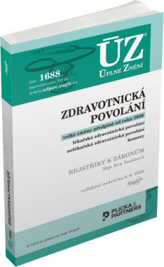 ÚZ 1688 Zdravotnická povolání