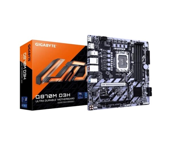 GIGABYTE MB Q870M D3H, Intel Q870, 4xDDR5, DP, HDMI, mATX EDF_1706311