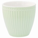 GREEN GATE Latte cup Alice Pale Green 300 ml, zelená barva, keramika 300ml
