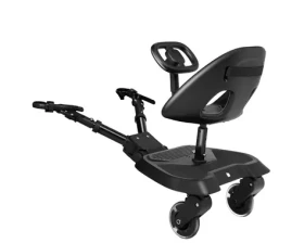 KikkaBoo Stupátko ke kočárku se sedátkem Ally XL Black / do 20 kg / od 15 měsíců (31001090002KB)